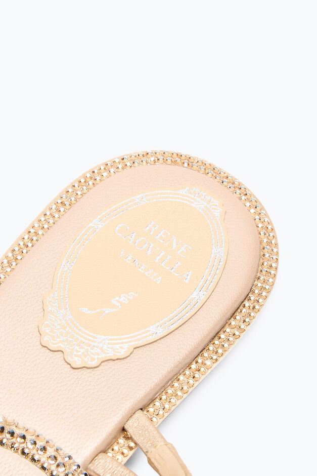 BRAID NUDE FLAT SANDAL 10 BRAID NUDE FLAT SANDAL 10