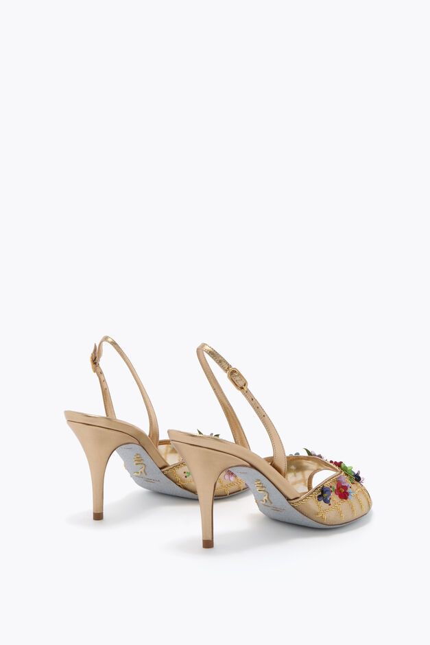 FLORA GOLD SANDAL 80