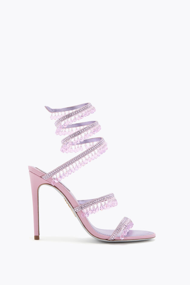 CHANDELIER METALLIC LILAC SANDAL 105