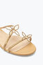 Butterflower 金色水晶凉鞋 10
