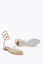 CHANDELIER GOLD SATIN/ROSE GOLD-MULTI STRASS SANDAL