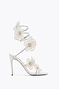 PEACH FLOWER IVORY SANDAL 105