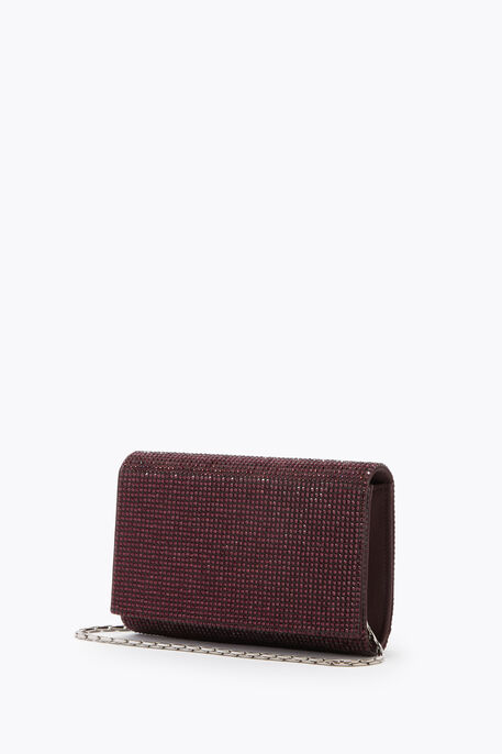 BABY FONDANT CLUTCH WITH ALL-OVER CRYSTALS