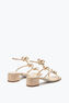 Sandalo Beige Caterina Con Cristalli 35