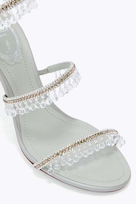 CHANDELIER SILVER SANDAL 80