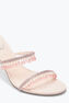 Chandelier Powder Pink Slider Sandal 80