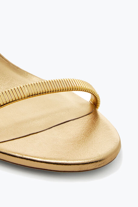 Juniper Metal Gold Sandal 105 Sandals in Gold for Women | Rene Caovilla®