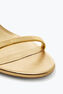 Juniper 金属感金色涼鞋 105