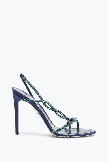 BRAID ELECTRIC BLUE SANDAL 105 BRAID ELECTRIC BLUE SANDAL 105