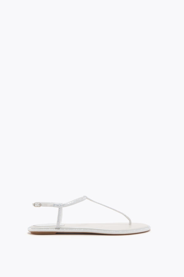 Diana Crystal Ivory Sandal 10