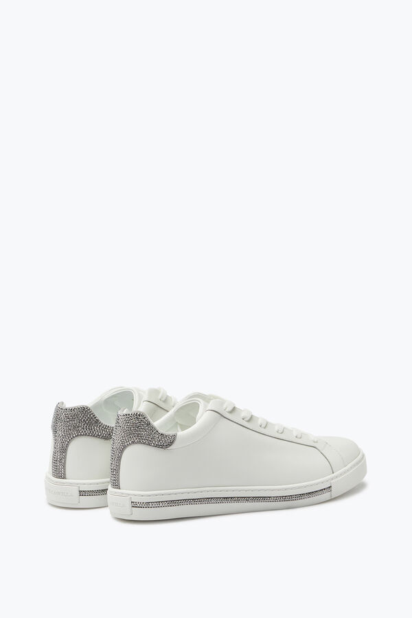 Sneakers En Cuir Avec Strass Xtra