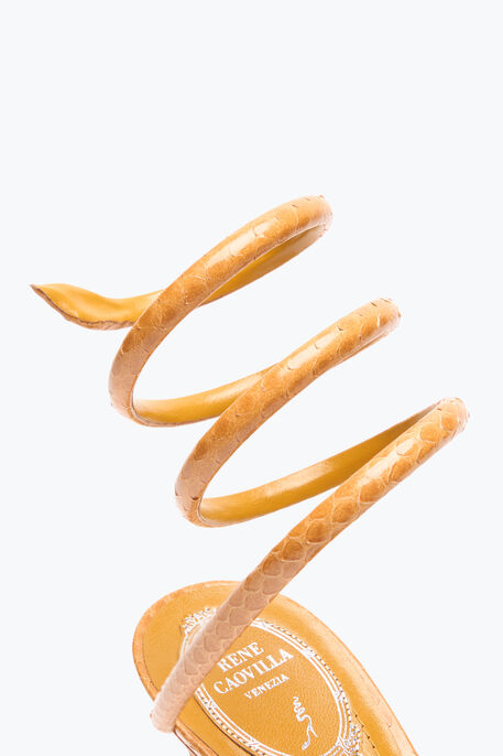 CLEO AMBER AYERS LEATHER SANDAL 80