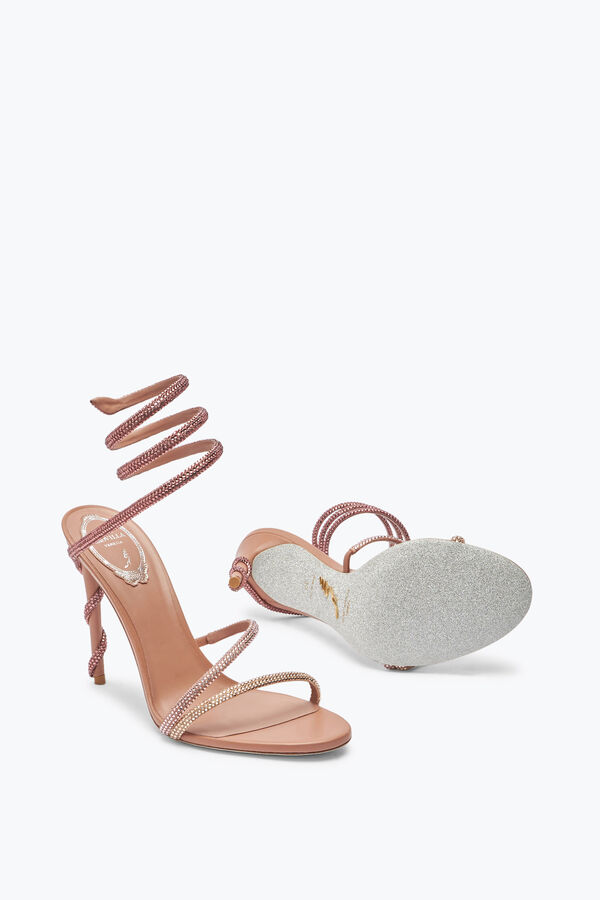 Margot Crystal Powder Pink Sandal 105