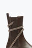 Cleo Crystal Chestnut Brown Bootie 25