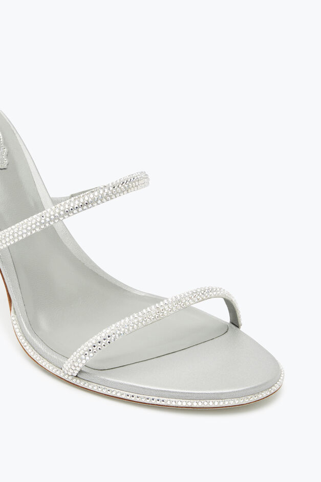 CLEO SILVER SANDAL 80 CLEO SILVER SANDAL 80