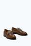 Mocasín Morgana Marrón con Cristal Plateado 20