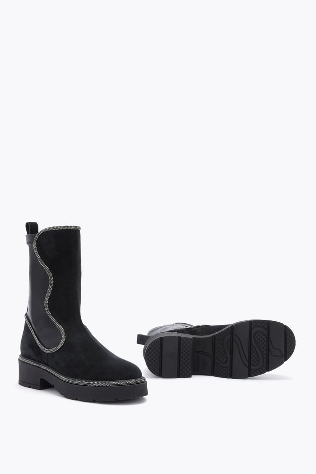 ONDA BLACK BIKER BOOT 50