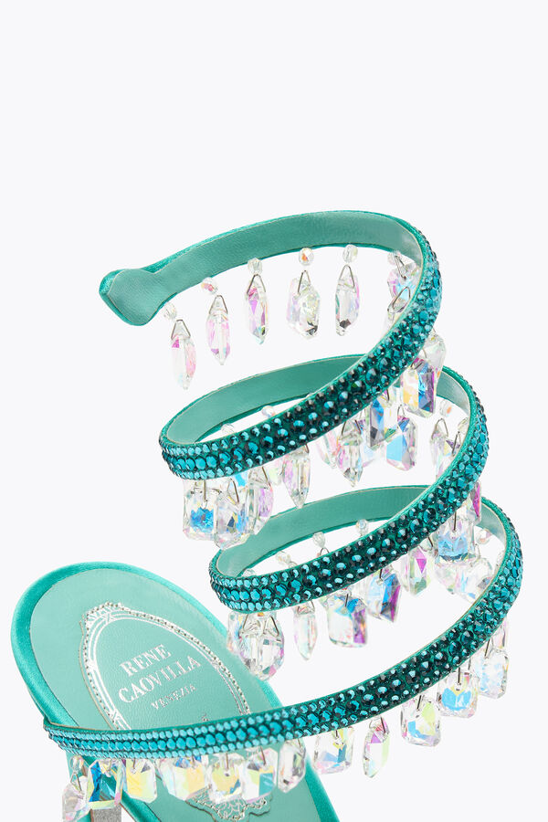 Chandelier Sandale 105 in Aquamarin