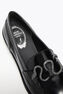 Mocassin Morgana Noir avec Cristal Mat Noir 20