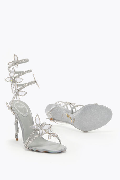 MARGOT SANDALEN 105 IN METALLIC SILBER MARGOT SANDALEN 105 IN METALLIC SILBER