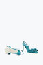 Sara Teal And Rhinestone Slingback 80