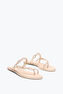 BRAID NUDE FLAT SANDAL 10