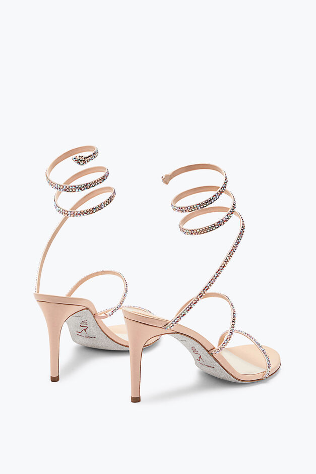 Cleo Pink And Multicolor Sandal 80 Cleo Pink And Multicolor Sandal 80