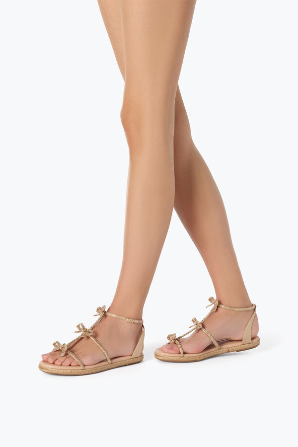 SANDALO FLATFORM CATERINA NUDE 10