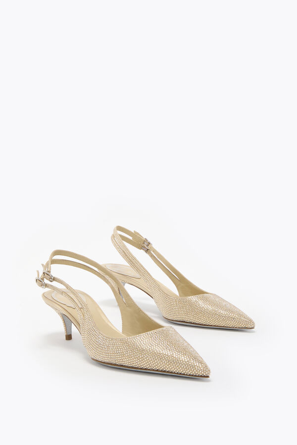 OLIVIA GOLD SLINGBACK 50