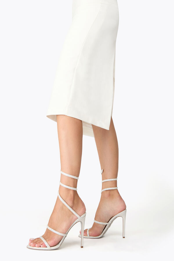 CLEO WEISSE SANDALE 105