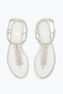 DIANA WHITE SANDAL WITH PEARLS 10
