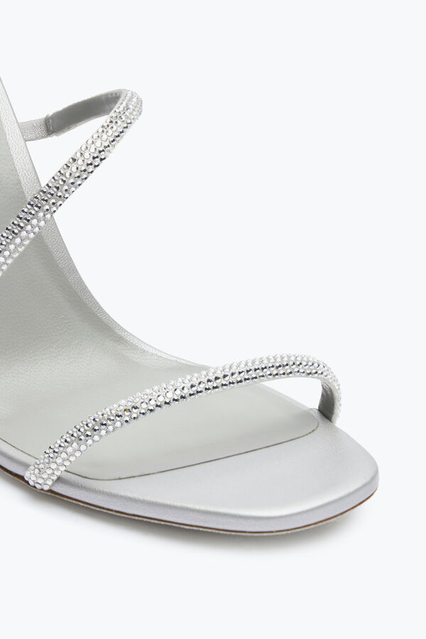 Cleopatra Grey Sandal With Crystals 105