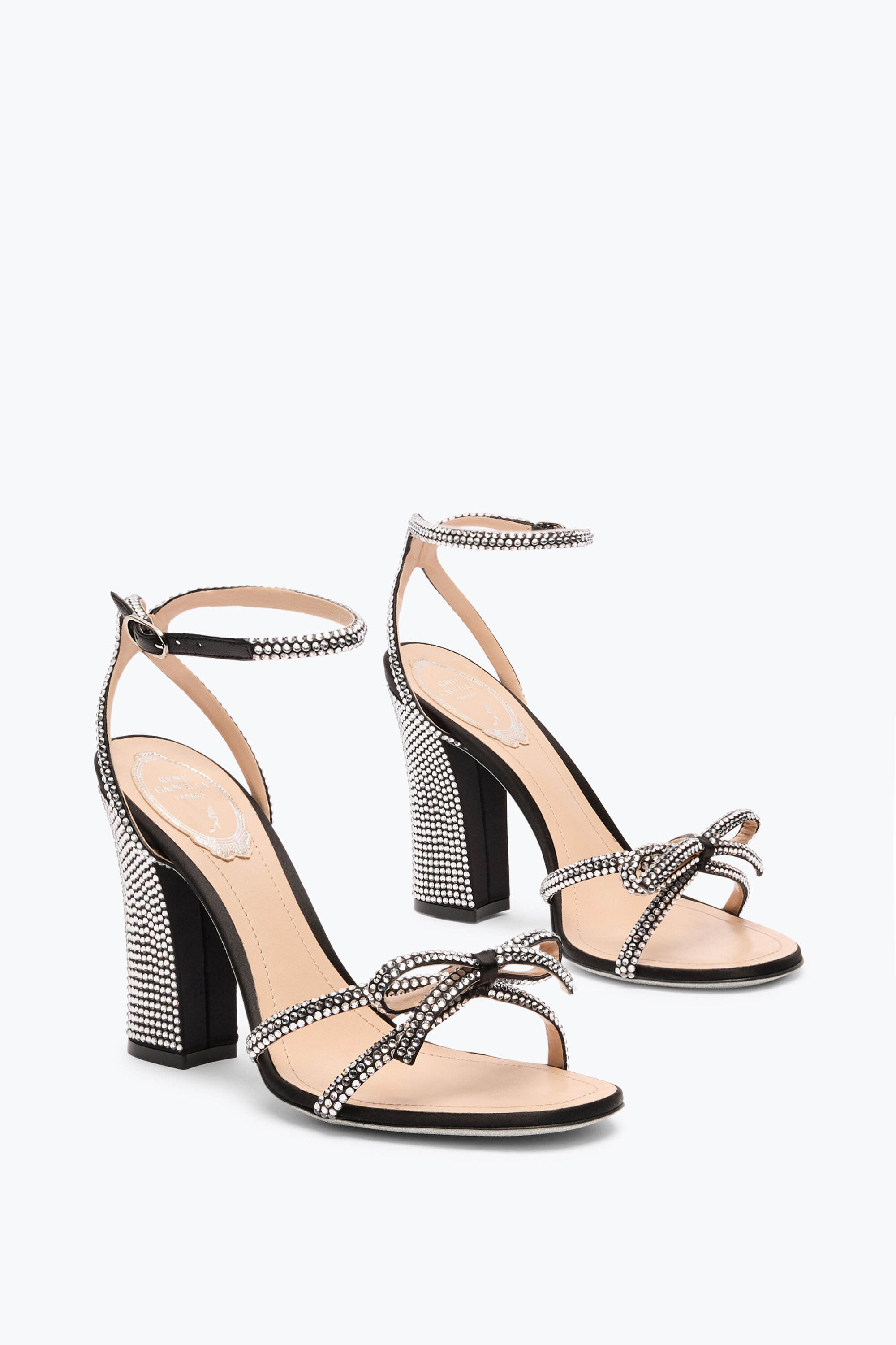 Rene Caovilla  レネカオヴィラ　リボン　ラインストーン22.5cm Rene Caovilla® Official | Italian Jewel Shoes for Women