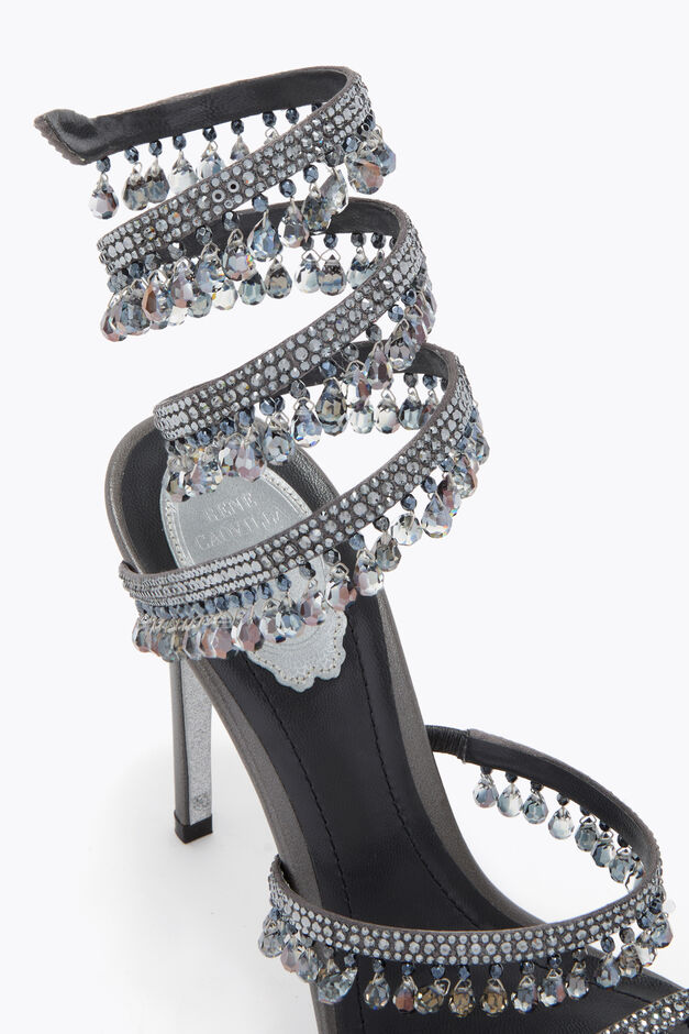 CHANDELIER GUNMETAL SANDAL 105 CHANDELIER GUNMETAL SANDAL 105