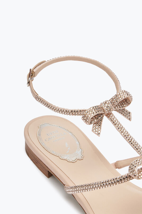 CATERINA NUDE FLAT SANDAL 10