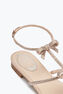 Caterina Nude Flat Sandal 10