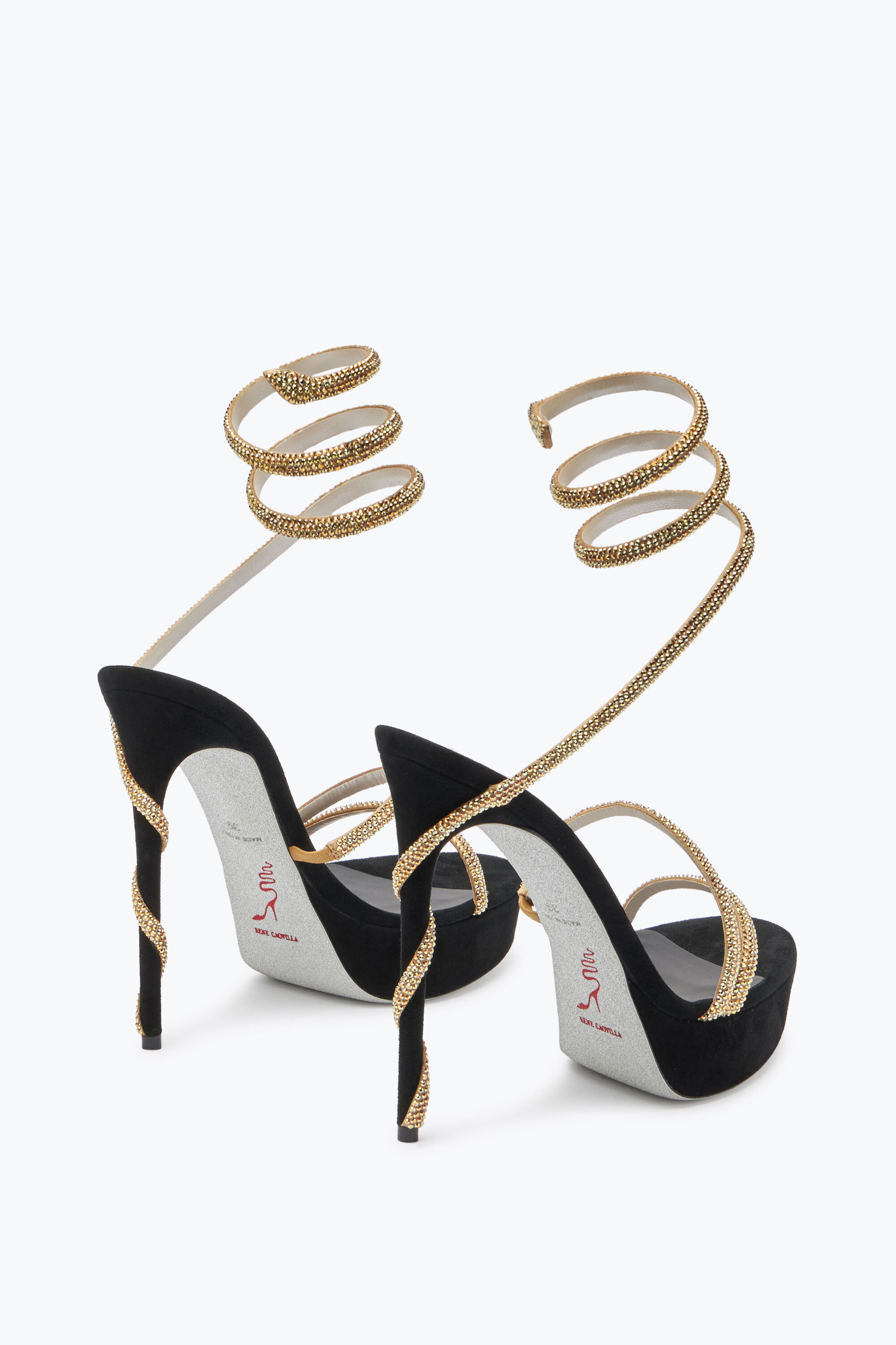 Fashion （Black）Ankle Strap Platform Women's High Heels Shoe Luxury Silver Black  Gold Heels Pumps Fashion Office Party Wedding Shoes Female DON @ Best Price  Online | Jumia Egypt
