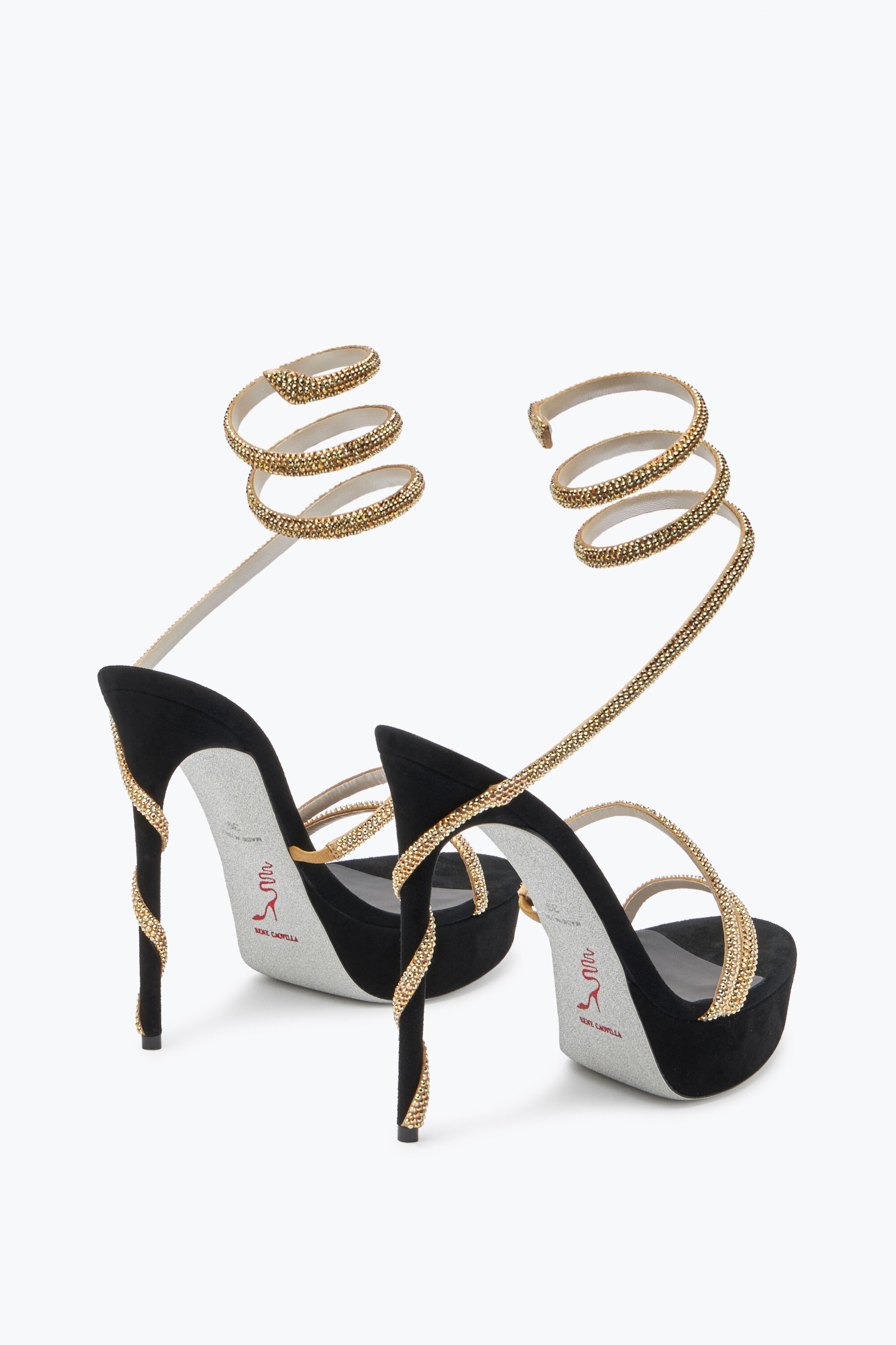 Black and gold platform heels new arrivals