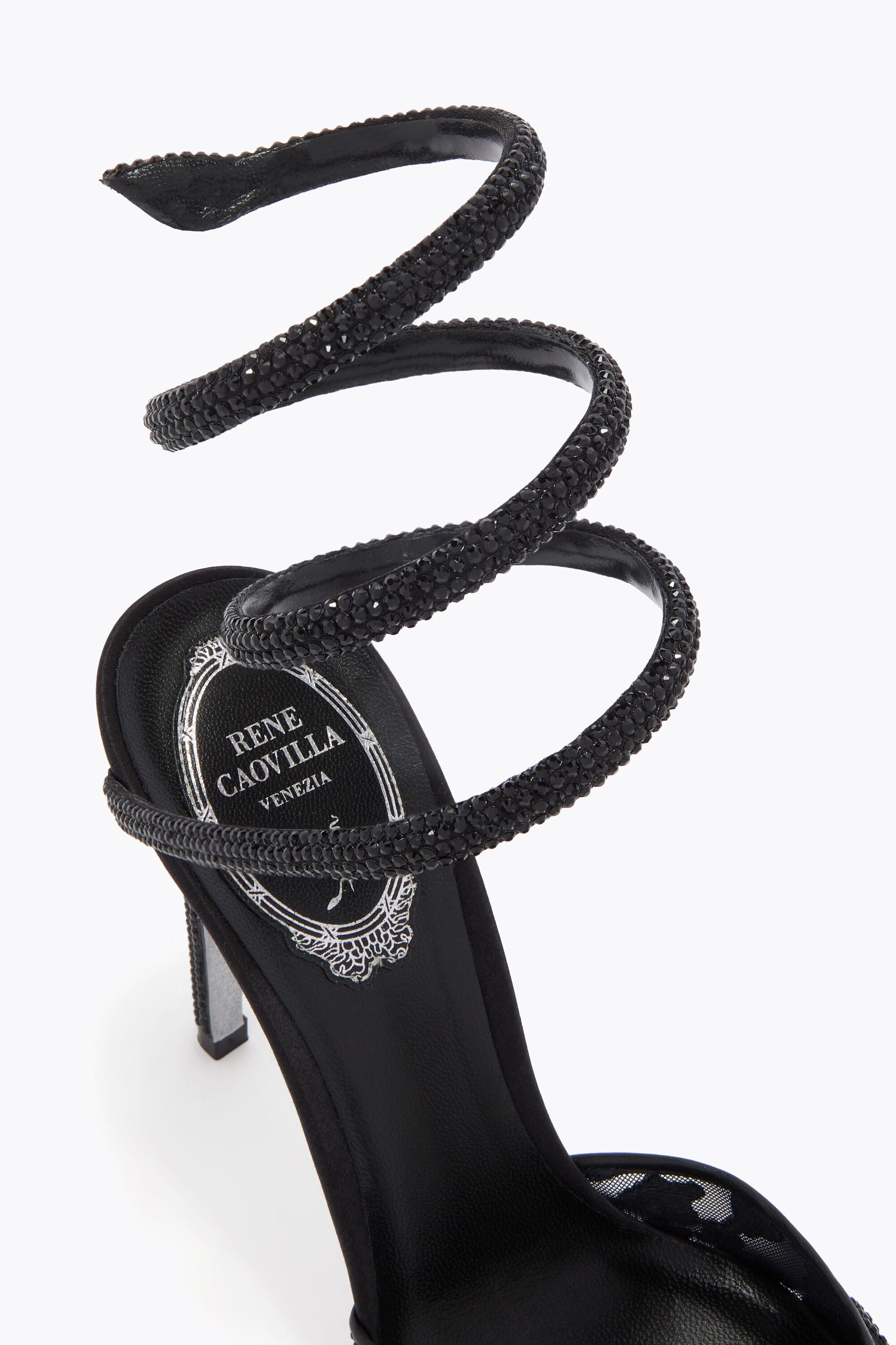 Jeweled pump heels with crystals and gems | Rene Caovilla®