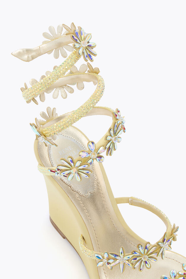 KASSIE YELLOW WEDGE SANDAL 105