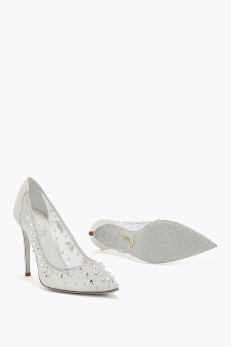 Cinderella White Pump 105