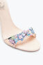 Sandale Roxanne avec fleurs multicolores 105