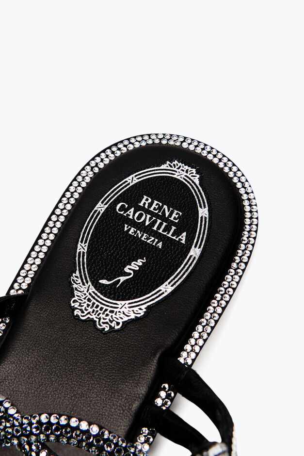 BRAID BLACK FLAT SANDAL 10 BRAID BLACK FLAT SANDAL 10
