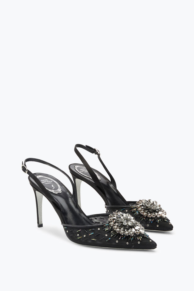 Barbara Black Slingback 80