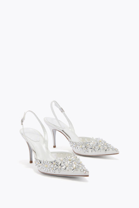 ESCARPIN SLINGBACK EVA BLANC 80
