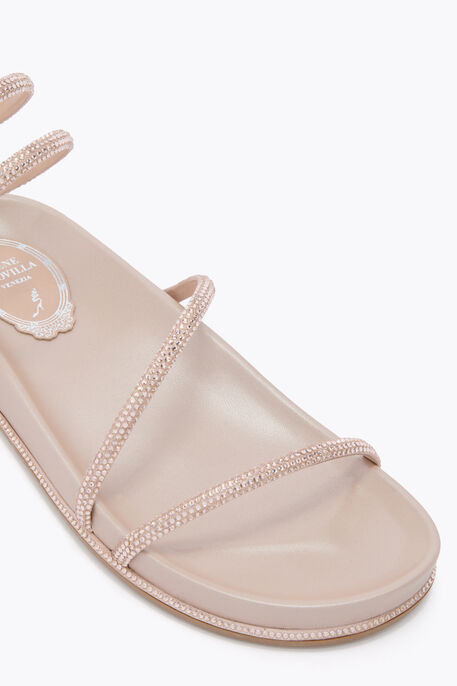 GISELE NUDE FLATFORM SANDAL 20
