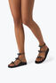 Sandale flatform Caterina noire 20