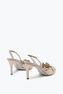 Slingback Gioiello In Pizzo Veneziana 75