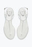 DIANA WHITE SANDAL WITH CRYSTALS 10