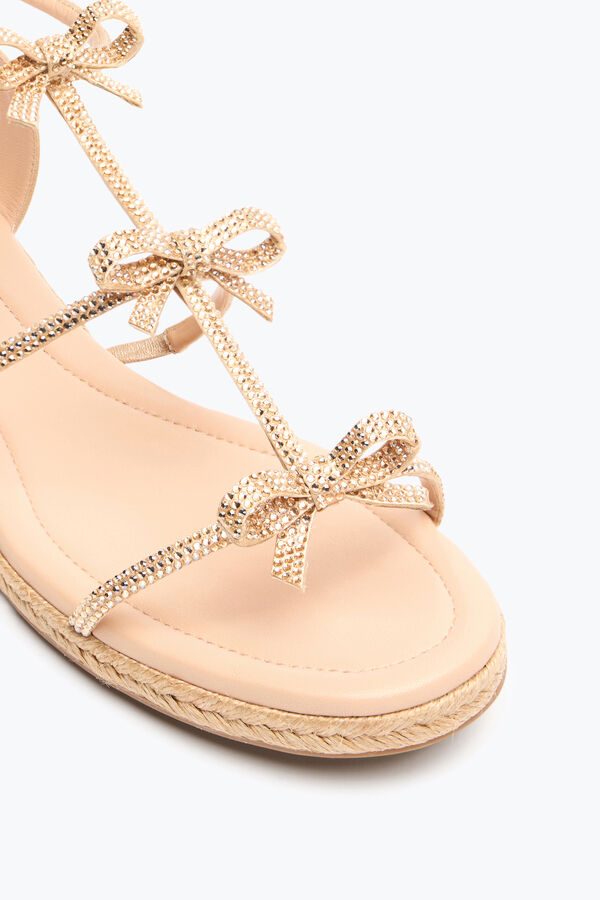 SANDALO FLATFORM CATERINA NUDE 10